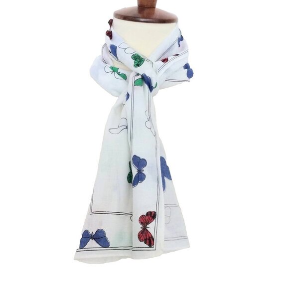 Eva MT Accessories - Vintage Eva MT Butterfly Scarf